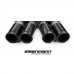 BMW G30 M550i xDrive (390kW) - Eisenmann rear silencer slant cut chrome/black anodised 4x90mm tips
