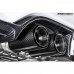 BMW F87 M2 (S55) Competition / Club Sport  Pro-Race Rear Silencer with 4 x 90mm Square Cut Carbon Fibre  exhaust tips.