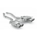 BMW G82/G83 M4 / G80/G81 M3 Competition M & xDrive,  Rear Silencer (Sport version), 4 x 110mm Chrome/Brushed Aluminium tips 