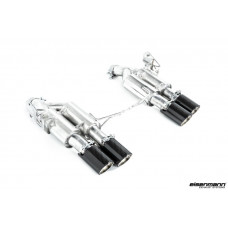 BMW E92/E93 M3 Eisenmann 4 x 90mm Special Edition Dual Canister Pro-Race  Rear exhaust with Square Cut Black Anodised tips