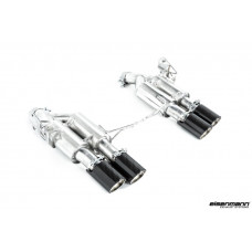 BMW E92/E93 M3 Eisenmann 4 x 90mm Special Edition Dual Canister Pro-Race Rear exhaust with Slant Cut Carbon Fibre tips