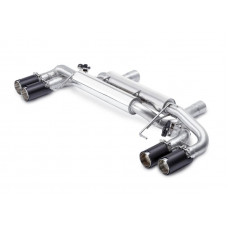 BMW G30 M550i xDrive (390kW) - Eisenmann rear silencer straight cut chrome/aluminium 4x90mm tips