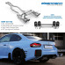 BMW G87 M2 (S58) Eisenmann Performance Rear Silencer with Chrome/Brushed Aluminium Exhaust Tips.