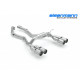 BMW F80 M3, F82 /F83 M4, Comp + GT4 Eisenmann RACE  Rear Silencer 4 x 90mm Square Cut Brushed Aluminium tips.