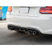 BMW F87 M2 (N55), with DCT Transmission Valvetronic Rear Silencer with 4 x90 mm Black Anodised Square Cut tips.