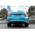 BMW F87 M2 (S55) Competition / Club Sport  Pro-Race Rear Silencer - Non valved, 4 x 90mm Brushed Aluminium Slant Cut tips.
