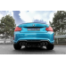 BMW F87 M2 (N55),  Manual Transmission Valved Rear Silencer, 4x90mm  Black Anodised Square Cut tips.