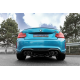 BMW F87 M2 (N55), with DCT Transmission, Valvetronic  Rear Silencer with 4x90mm Black Anodised Slant Cut exhaust tips.