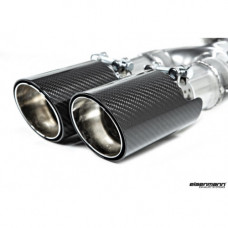 BMW G80 M3/G81 M3  & G82 M4/G83 M4 + xDrive & Competition M  Rear Exhaust (Race version) , 4 x 110mm Chrome/Carbon Fibre tips 