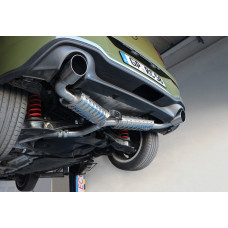 VW Golf 8 GTi 2.0TSI Eisenmann Performance Exhaust 2 x 102mm Slant Cut  tips