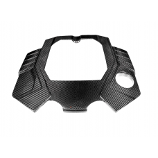 Audi C8 RS6 RS7 Black Carbon Engine Cover Matte