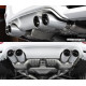 BMW F80 M3, F82 /F83 M4 + Comp + GT4  Eisenmann Valved Rear Silencer with Slant Cut Brushed Aluminium  tips.