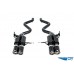 BMW E92/E93 M3 Eisenmann 4 x 90mm Special Edition Dual Canister Pro-RaceRear exhaust with Square Cut Brushed Aluminium tips