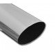 Exhaust Tip Single Piece; Le Mans, Chromed, Round 76mm