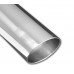 Exhaust Tip Single Piece; Le Mans, Chromed, Round 83mm
