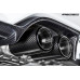 BMW E70 X5M 4.4i Bi-Turbo Eisenmann Performance Exhaust CARBON FIBRE 4 x 90mm