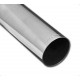 Exhaust Tip Single Piece; Straight, Polished, Round 70mm